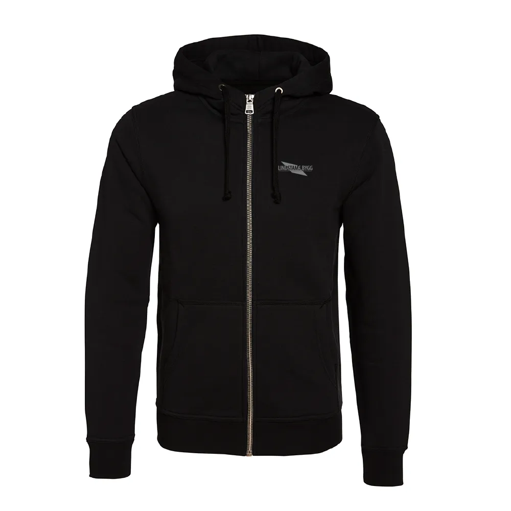 Alfie Zip Hood Black