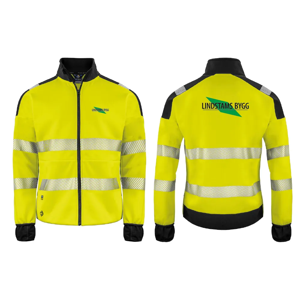 6109 Sweatshirt Full Zip Gul/Svart