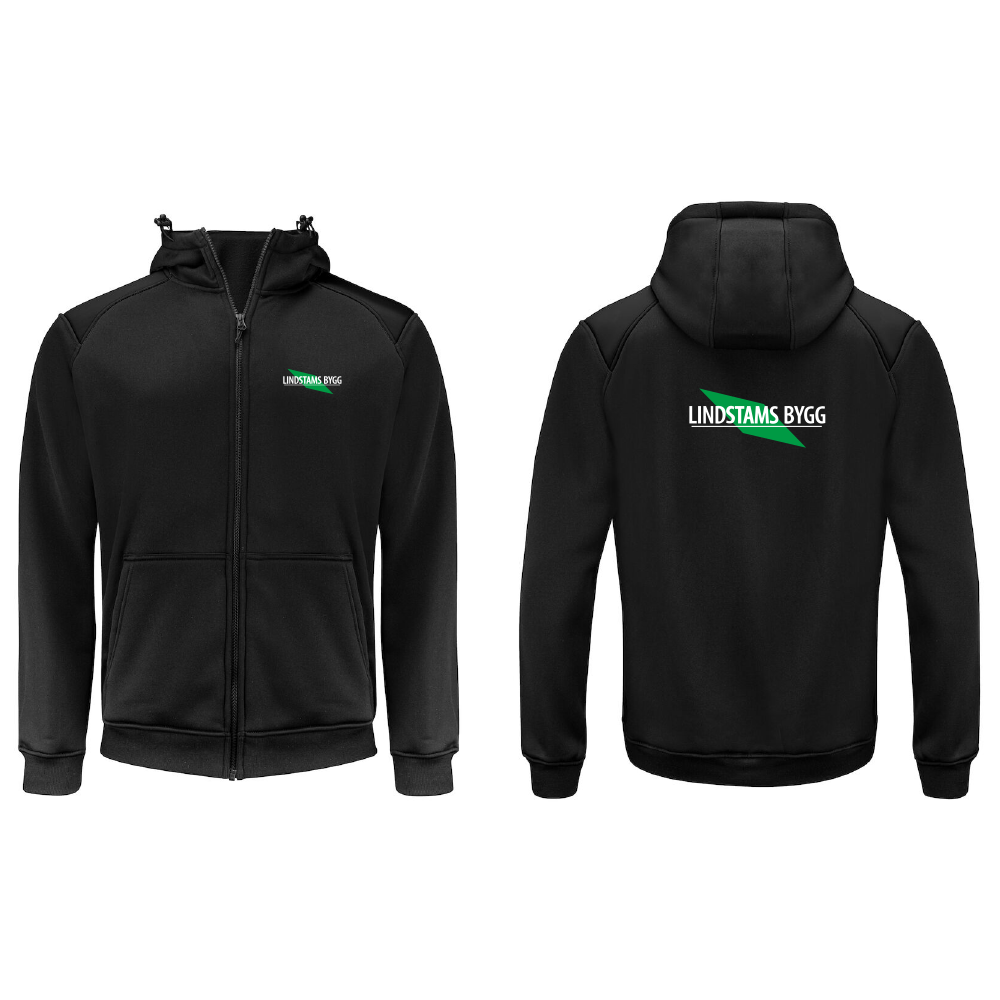 2133 Hoodjacka Svart