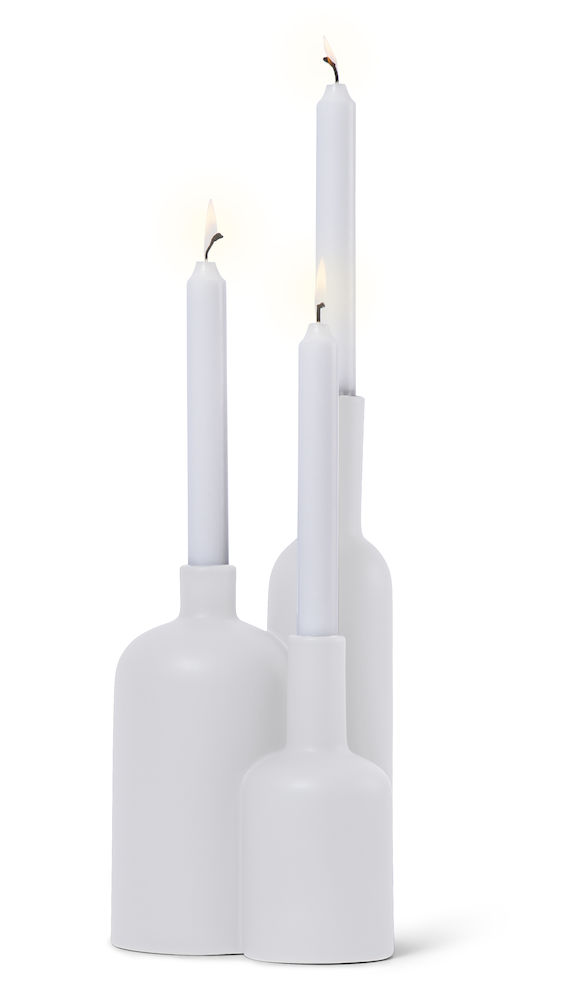 Bottle Candle Holder Vit